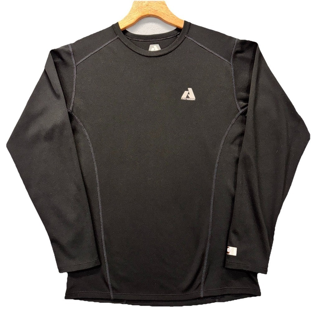 Eddie Bauer First Ascent Shirt Mens S Baselayer Whittaker Mountaineering Black